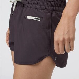 Vuori Women’s Clementine Performance Shorts, Sangria color Size Medium